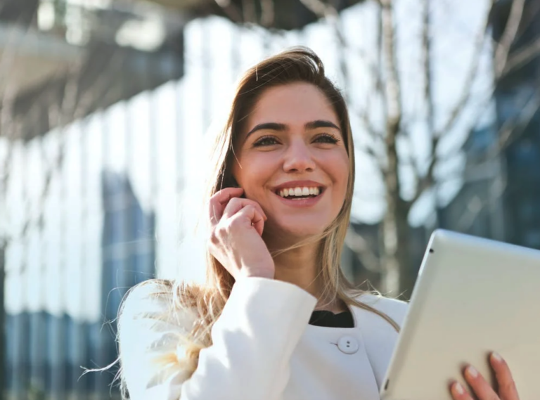 Image of girl smiling